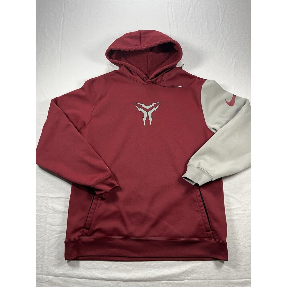 Nike Kobe Bryant Black Mamba Hoodie XL Burgundy Therma FIT Pullover 258490-677